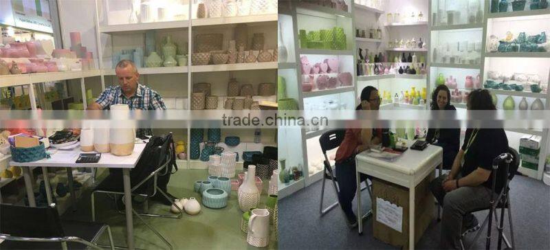 factory price home decoration white ceramic hurricane lamp