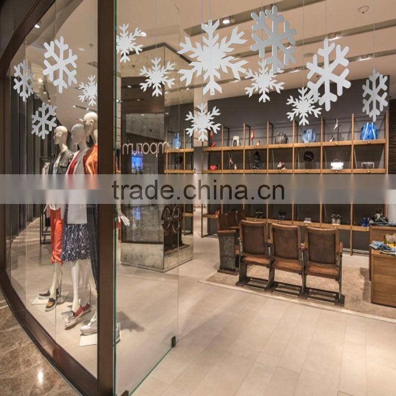 2016 christmas acrylic snowflake for decorations