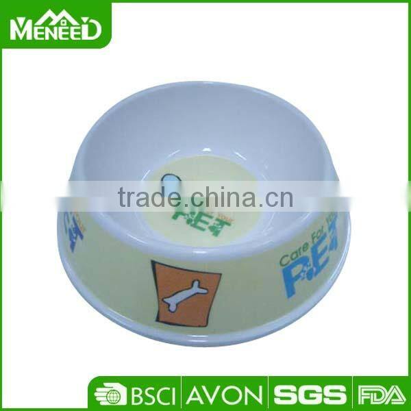 Care for your pet, melamine bone print dog feeding bowl