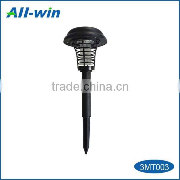 plastic mosquito killer lamp with solar panel, PP solar powered mosquito trap with white LED and UV light