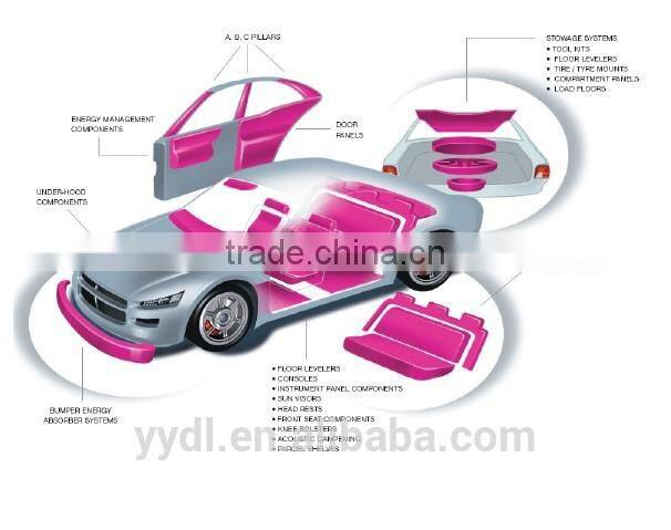 black high density EPP yoga roller