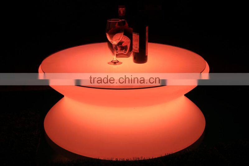 Color changing lighting led coffee table, illuminated led bar table