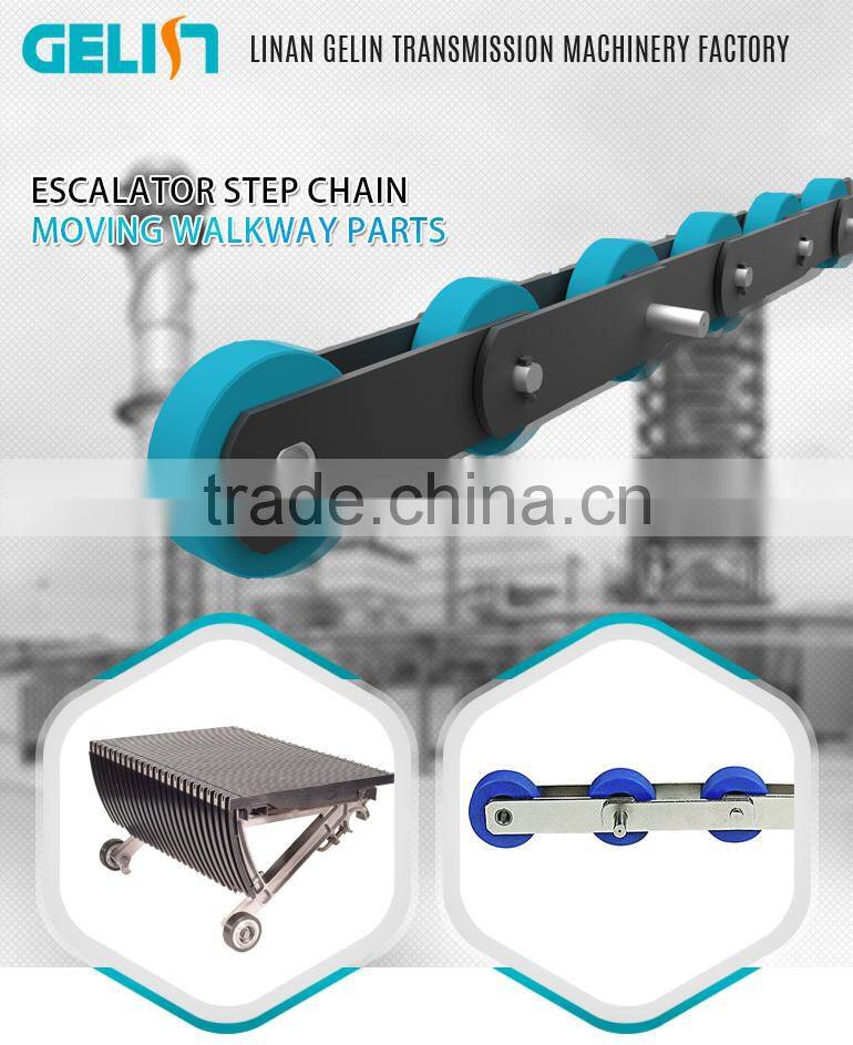 ST133F1 Moving Walkway Partes nylon roller escalator step chain