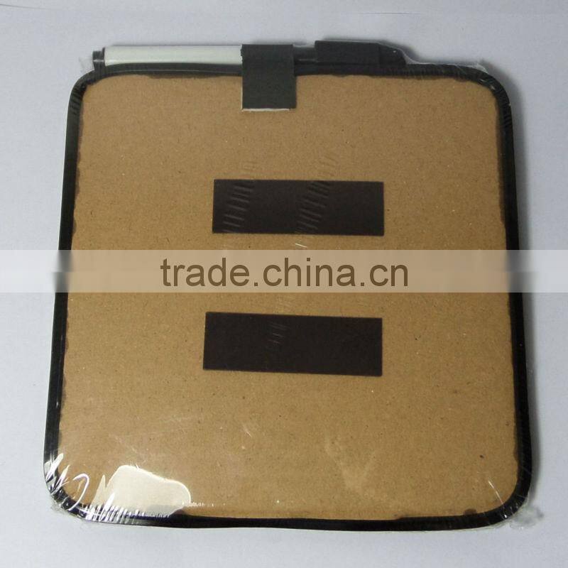 2013 hot selling cheap square mini white board for kids