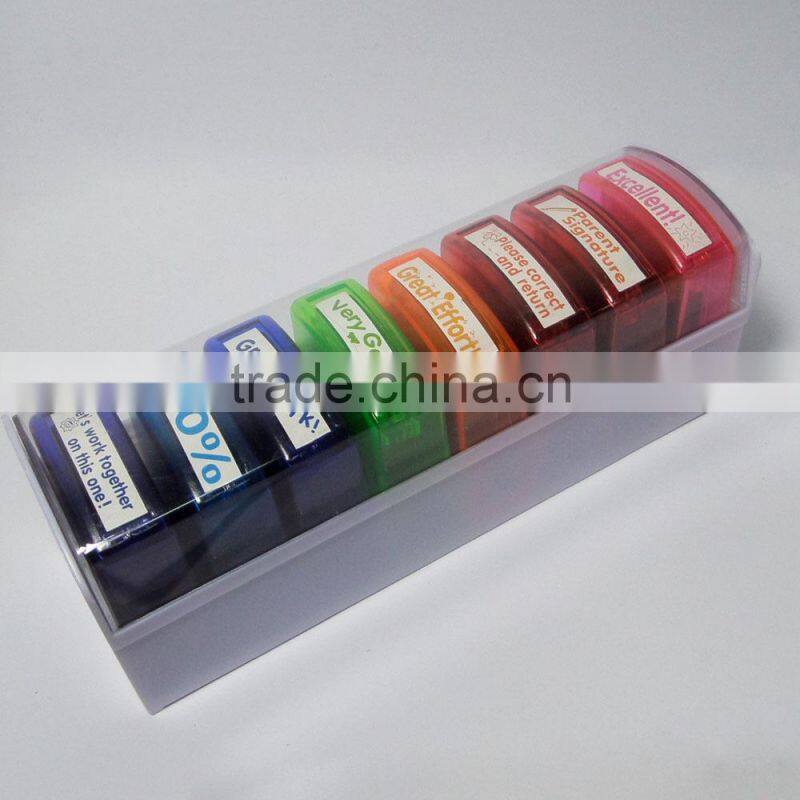 High quality self-inking motivation funny teacher stamp