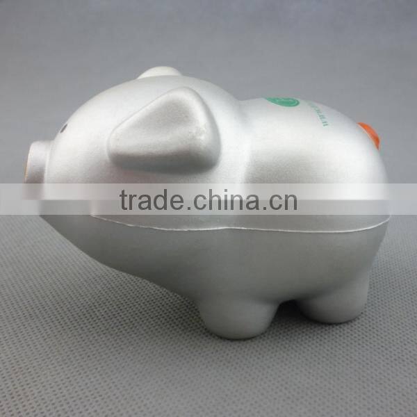 Custom made PU pig anti stress ball