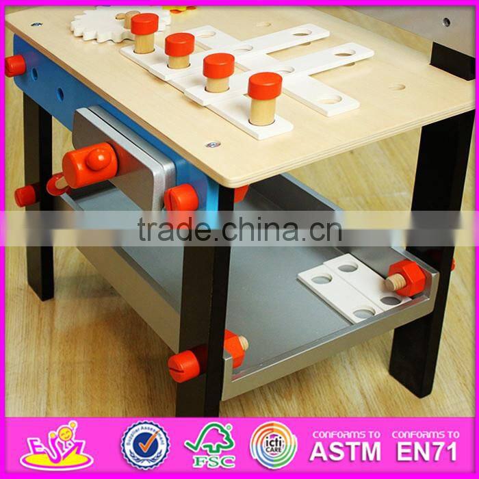 2016 new design wooden tool toy set, top fashion wooden tool toy set, educational wooden tool toy set W03D070