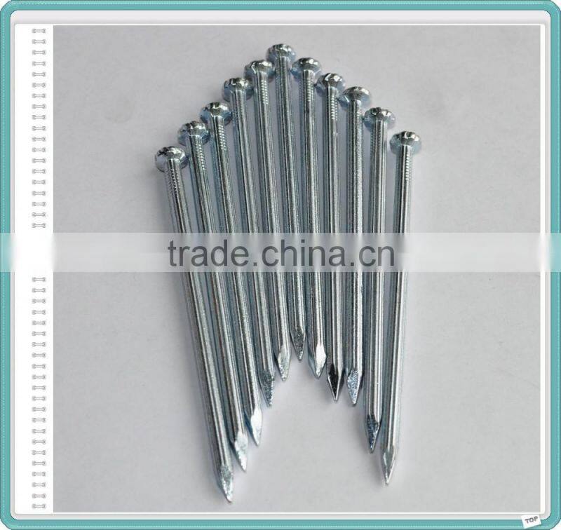 Galvanized Grooved/Angular Spiral Concrete Construction Nails