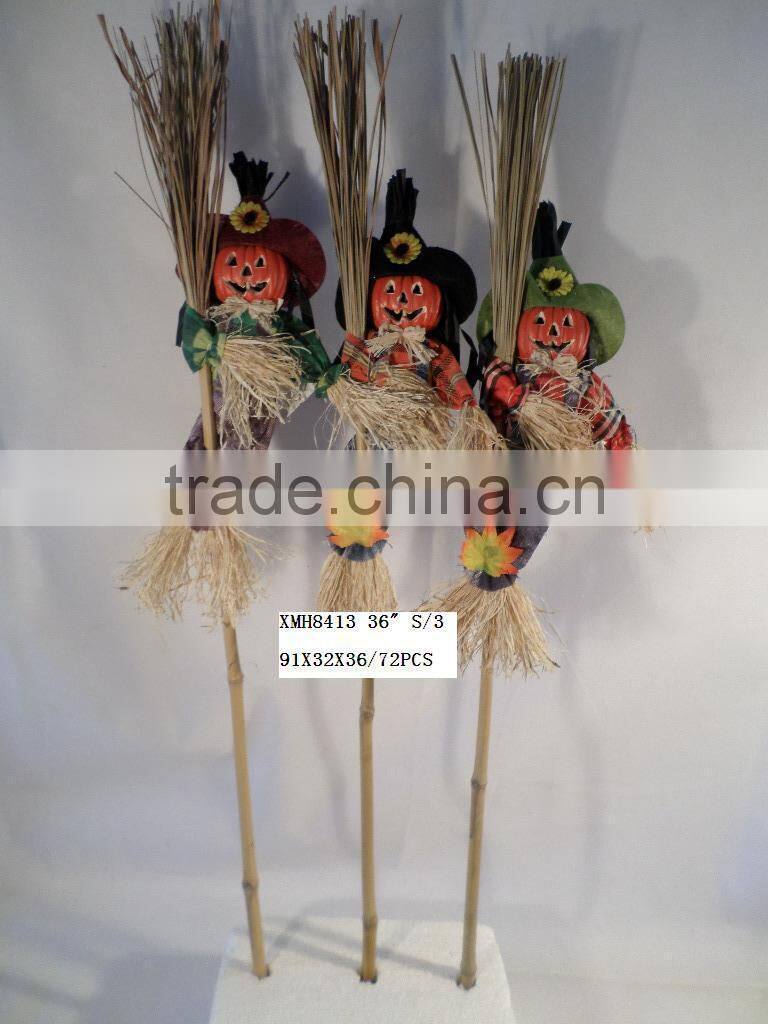 cute scarecrow with stick gift for hollewen