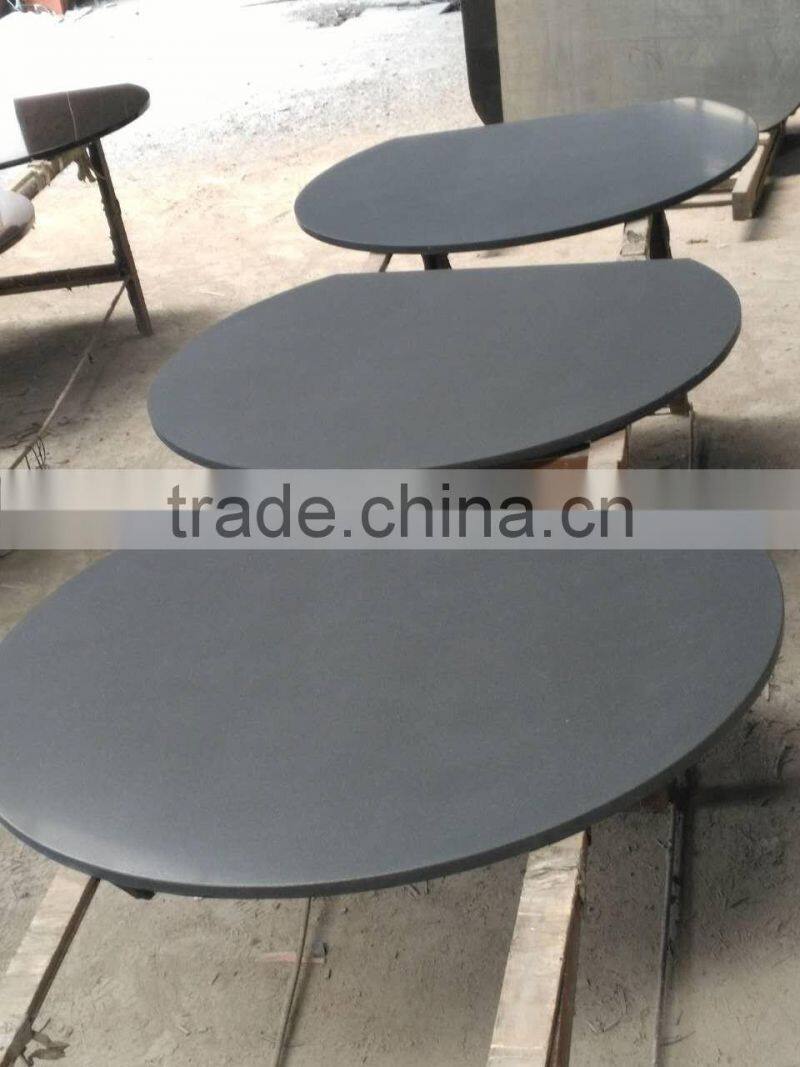 black granite fireplace hearth