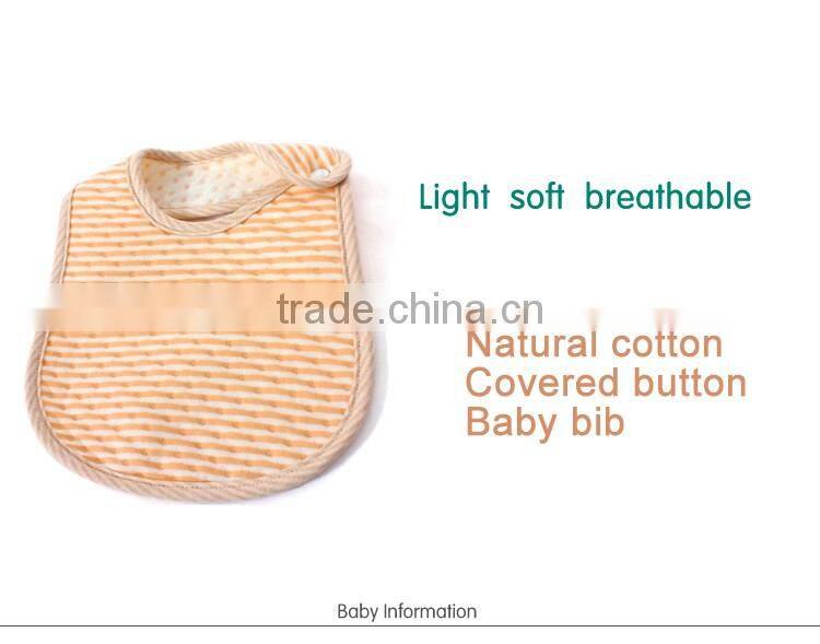 natural cotton baby bib