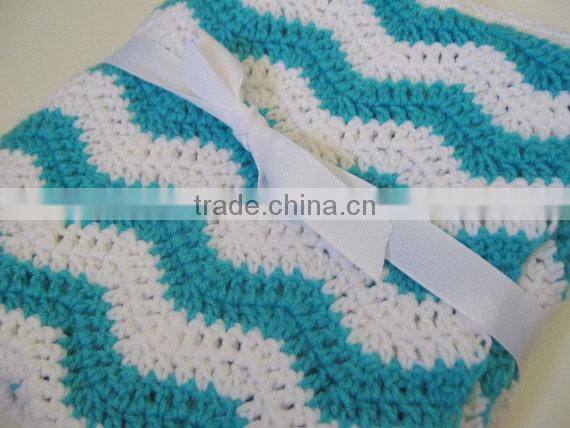Cute Stripe Baby Blanket, Crochet Baby Blanket, Super Softer Baby Blanket