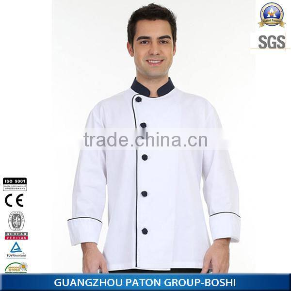 Custom cooker wear 100% polyester or TC chefs uniform