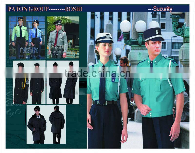 2014 new design security uniform For Man