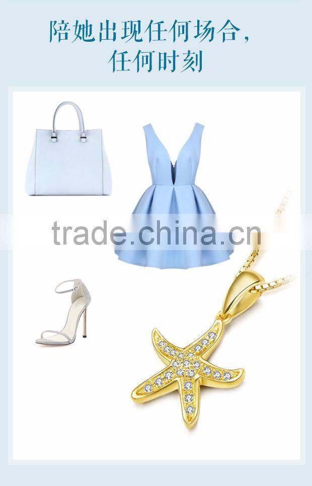 Specialize Meaningful Pendant Star Necklace 9K Gold Price