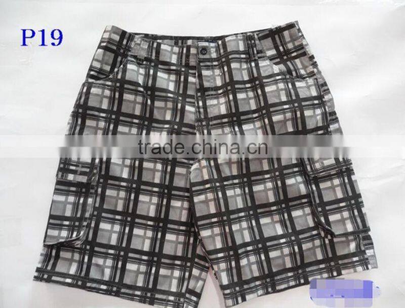 printed washed outdoor cargo board shorts for men