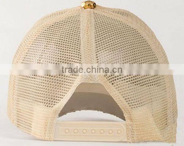 Custom blank paillette snapback trucker cap