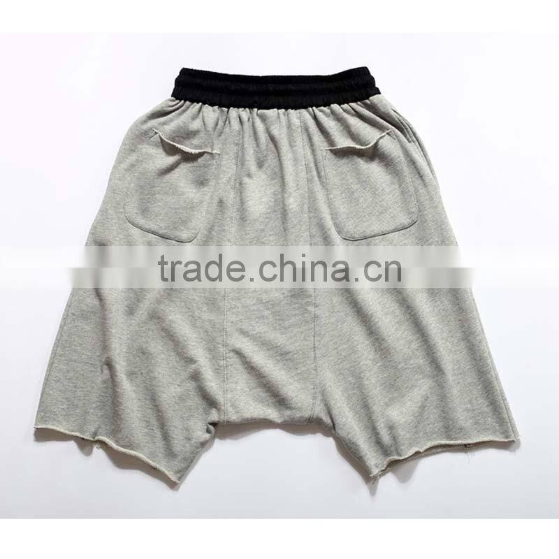 2016 Hot Sale Men's Summer hip hop Shorts Casual Outdoors Joggers Elastic Waist Trousers Sweatpants Shorts pure cotton