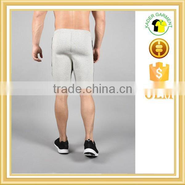 Mens fitness bodybuilding wholesale sports shorts, tight fitted gym shorts made in china