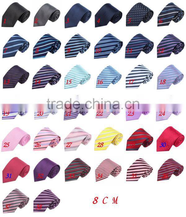 50pcs/lot Factory directly supply fashion new arrival men's stripes dot design wedding party neck-tie