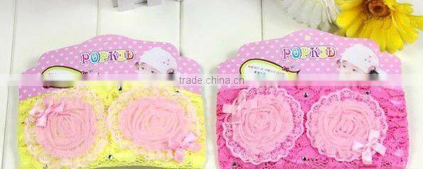 head flower hair band cute girls headwear baby sunflower with rhinestone children's hair band