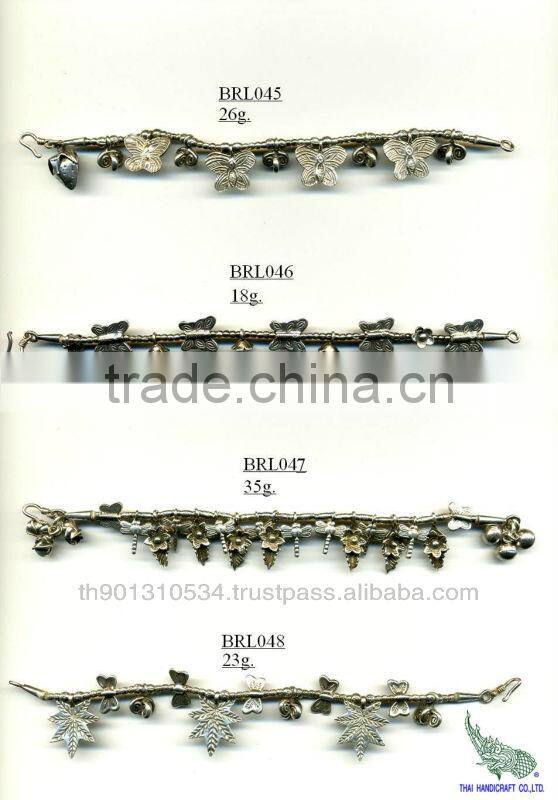 Thai Karen Silver Bracelet Jewelry 925 Sterling Silver