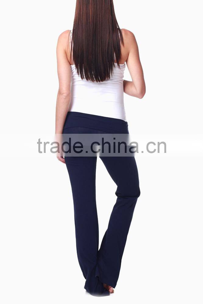 NAVY BLUE MATERNITY YOGA PANTS