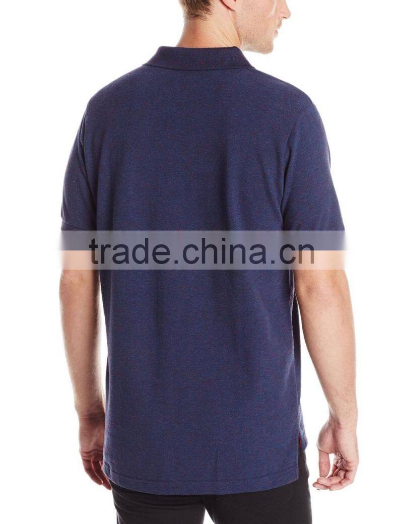 promotional wholesale cheap snowflake short sleeve Pique Polo Shirt