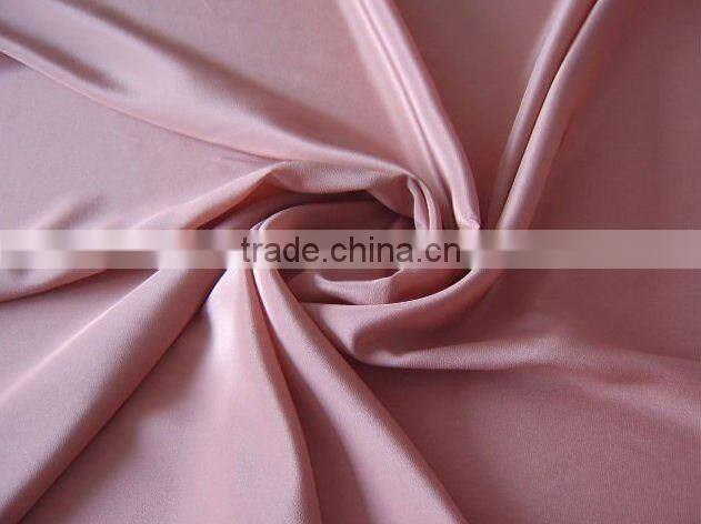 100% silk crepe satin fabric