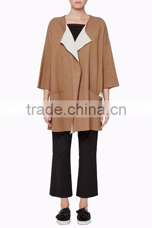 2017 Fashionable Cashmere Knitting Women Sweater Cardigan