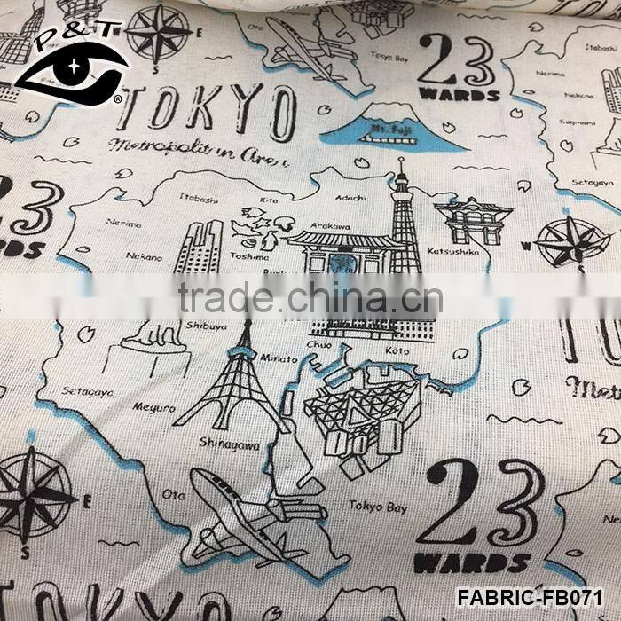 2017 Hot Sales 100 Polyester linen Fabric Curtain Fabric wholesale fabric