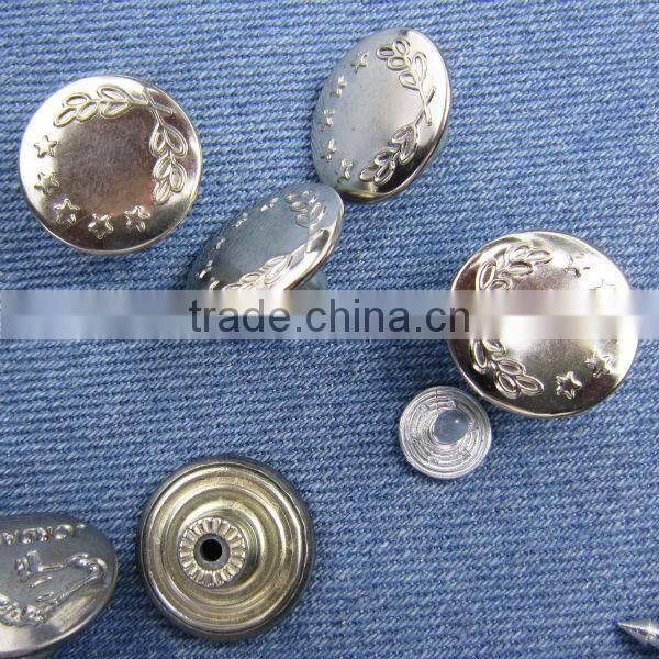 Plating Metal JEAN BUTTON