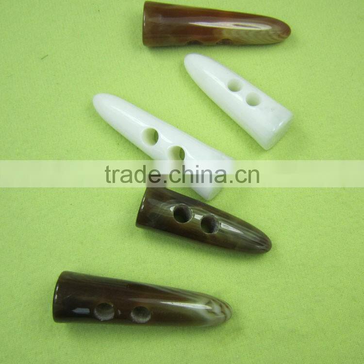 Fast delivery Washable,Nickel-Free Feature and Covered Technics bull horn buttons