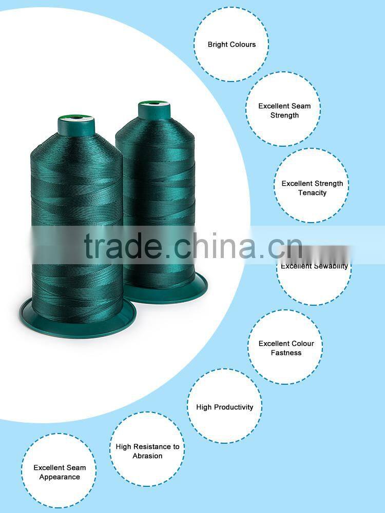 Chinese factory 100% nylon 70D/3 chemical resistance thread for sewing machine