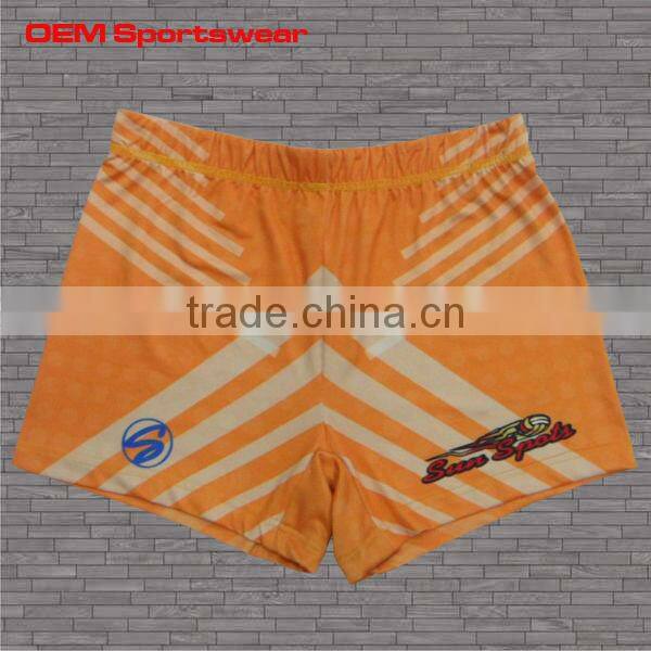 Wholesale hot sell customzied volleyball shorts