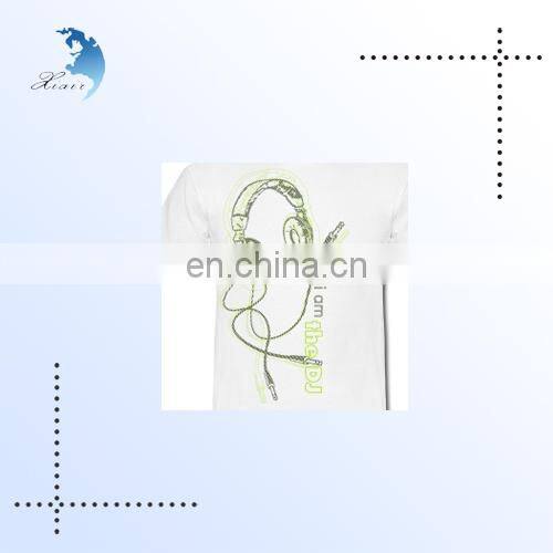 Wholesale price custom design printing white women t-shirt with logo