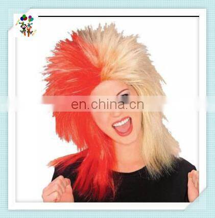 Two Colors Sports Fan Punk Rock Party Synthetic Wigs HPC-0042