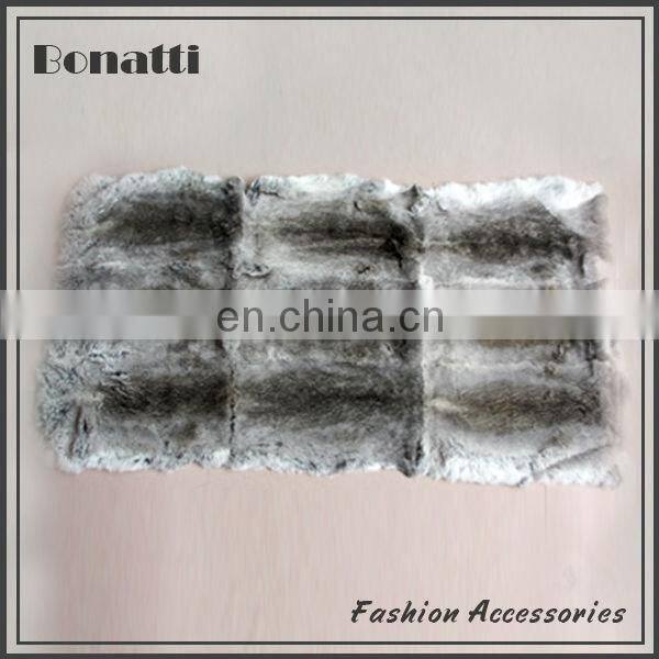 High quality rabbit fur plate