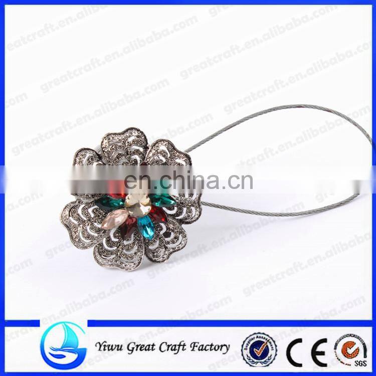 fancy magnetic curtain tiebacks