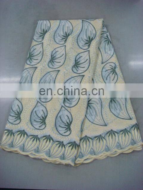 high quality swiss cotton voile lace(D74-7)