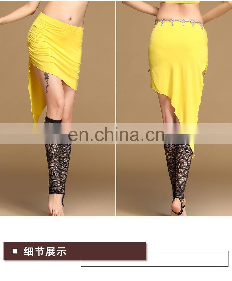 Q-6060 Modal new design japan belly dance skirt