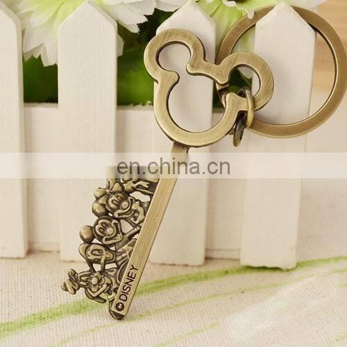 wholesale promotional gifts custom Metal Key ring and Metal Keychain with antique bronze
