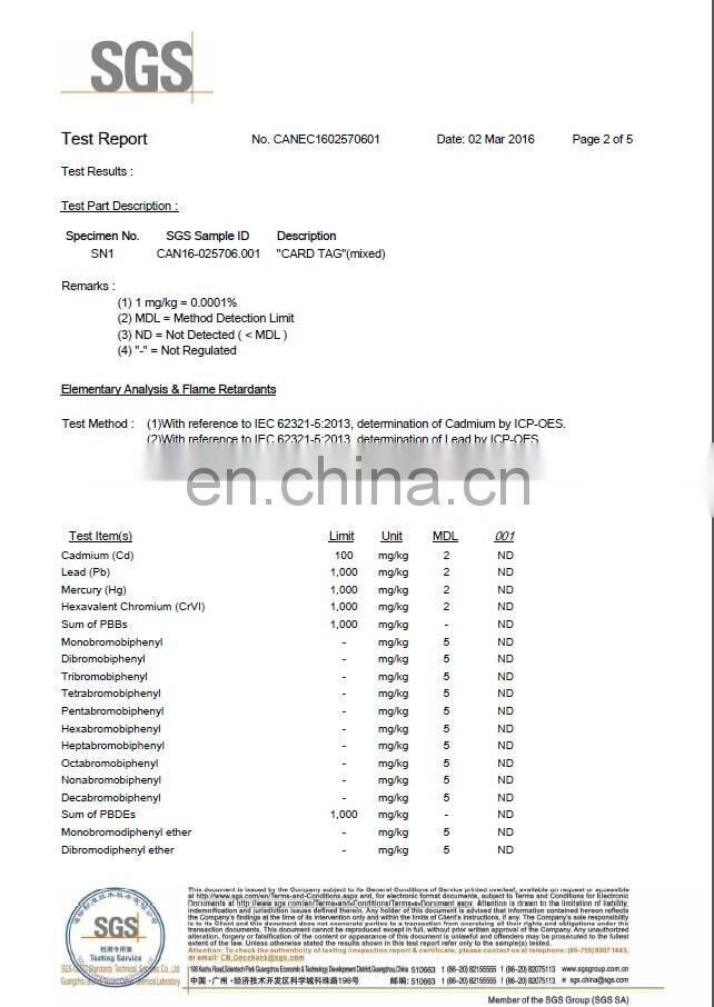 black UV printing plastic discount card for business