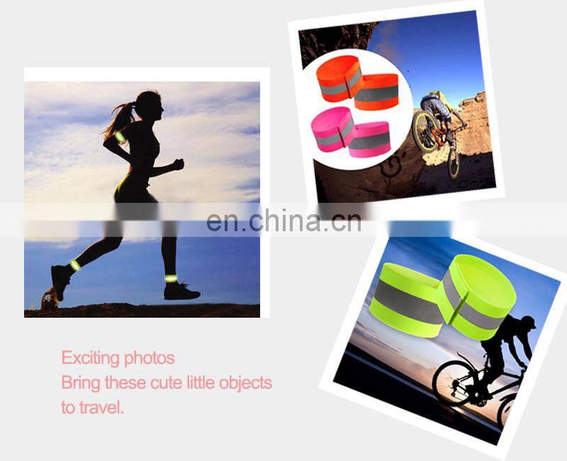 Fancy looking and design elastic reflective wrist band