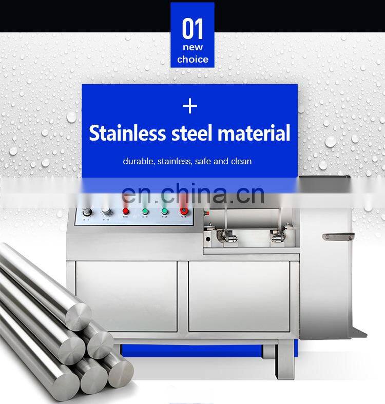 High efficiency automatic frozen goat meat cutting machine electric meat cutter poultry cube dicer