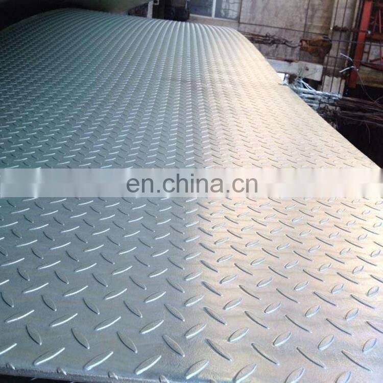MS Carbon S275jr SS400 A36 Q235 Checkered Steel Plate