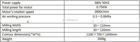 UPVC window frame fabrication machine corner cleaner