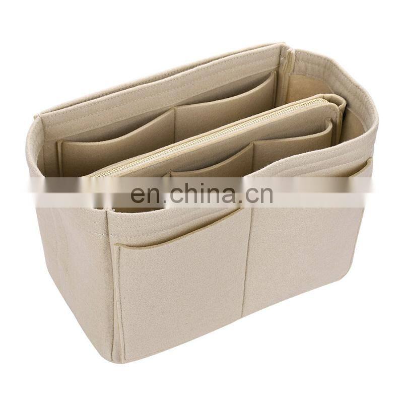 Felt Travel Bag Felt Cosmetic Bag for Women