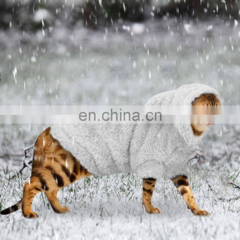 Puppy Kitten Coat Jacket Warm Cat Clothes Winter Costume Clothing for Small Pet Cat Kitten Coat Jacket