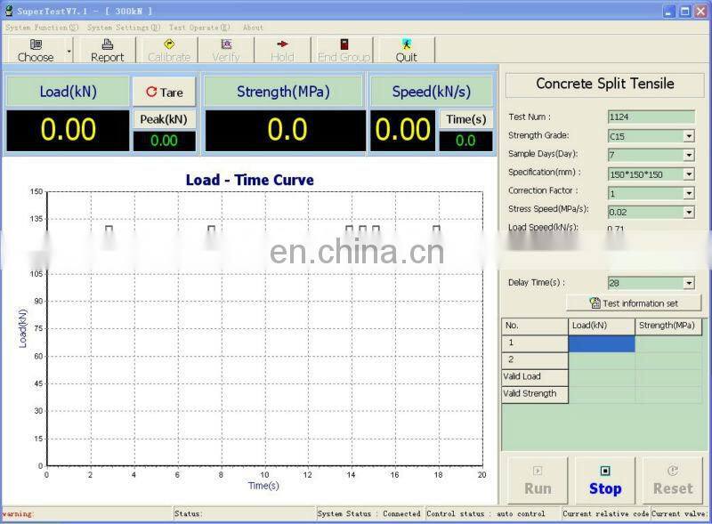 400*440mm test space cylinder hydrostatic pressure test equipment